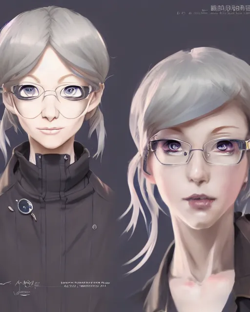 Image similar to character concept art of jennifer connely as an anime diesepunk scientist | | cute - fine - face, pretty face, realistic shaded perfect face, fine details by stanley artgerm lau, wlop, rossdraws, james jean, andrei riabovitchev, marc simonetti, and sakimichan, trending on artstation