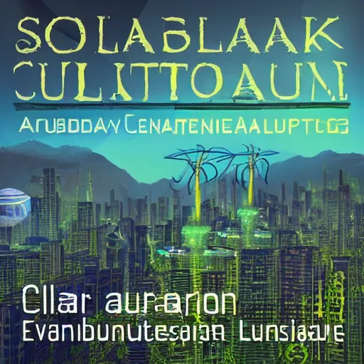 Prompt: solarpunk civilization abundance + artificial intelligence + entrepreneurship