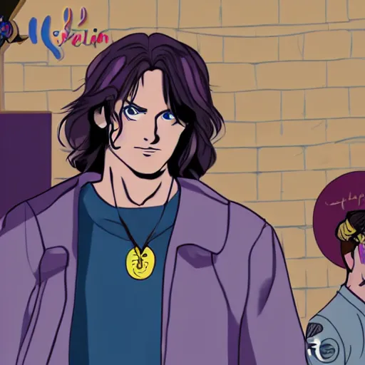 Prompt: sam winchester in the style of sailor moon