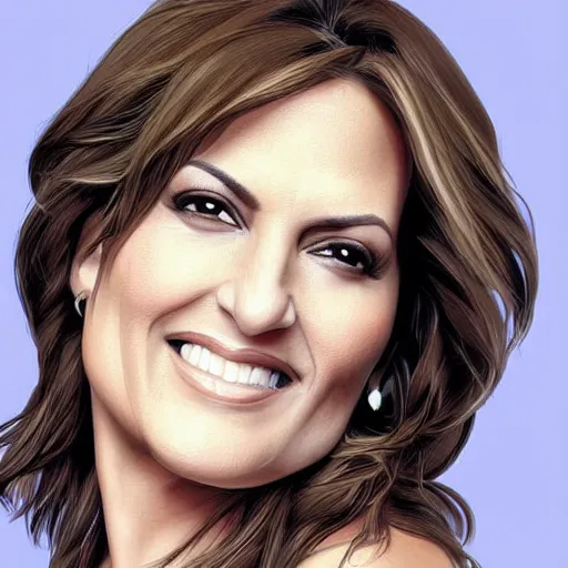 Image similar to mariska hargitay, digital painting, ultradetailed