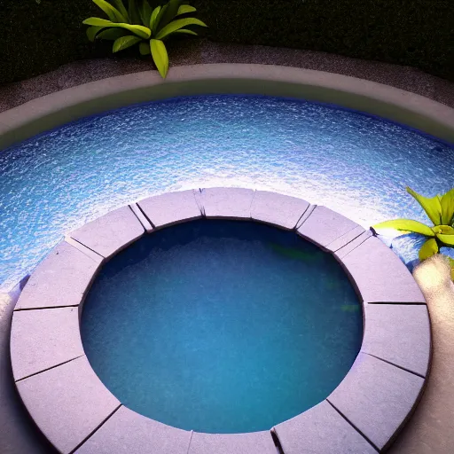 Image similar to 8 k hd detailed octane render of an oracle's scrying pool