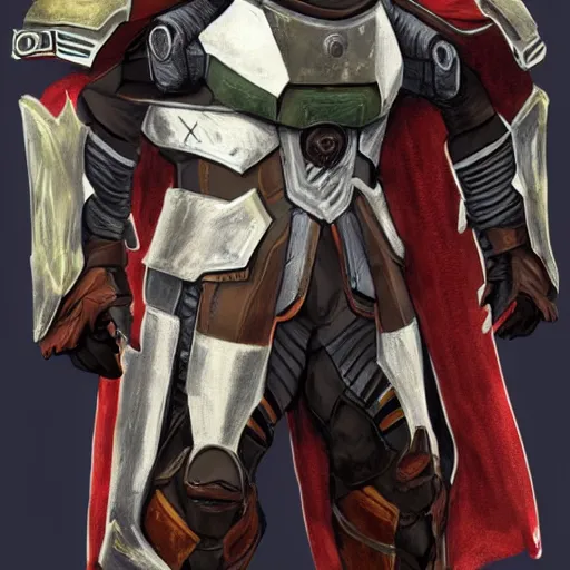 Image similar to Destiny Iron Banner armor, hyper realistic, concept art