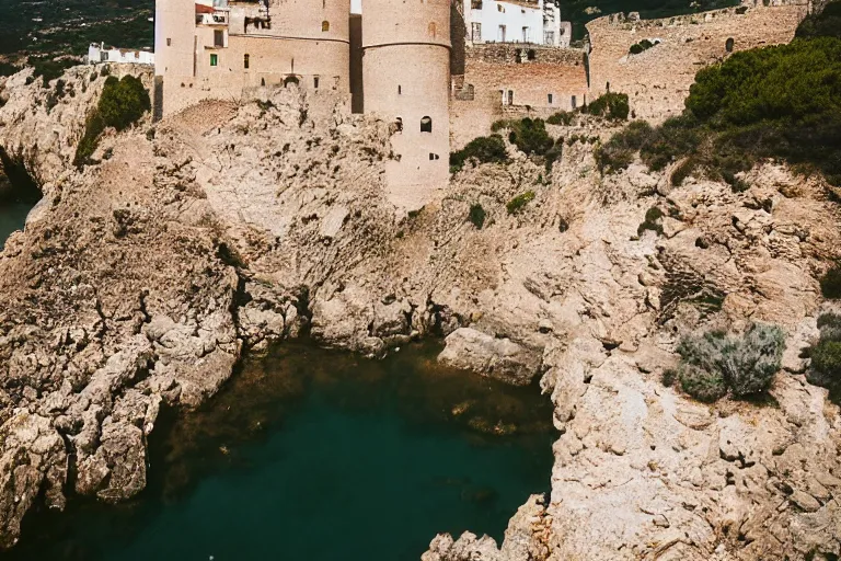 Image similar to 35mm photo of Salobrena castle on the coast of Spain