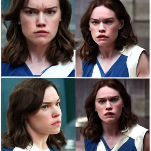 Prompt: daisy ridley as olivia benson from law and order svu