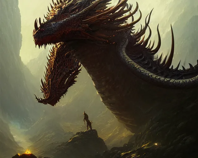 Image similar to highly detailed portrait of a fantasy dragon, elden ring, stephen bliss, unreal engine, fantasy art by greg rutkowski, loish, rhads, ferdinand knab, makoto shinkai and lois van baarle, ilya kuvshinov, rossdraws, tom bagshaw, global illumination, radiant light, detailed and intricate environment