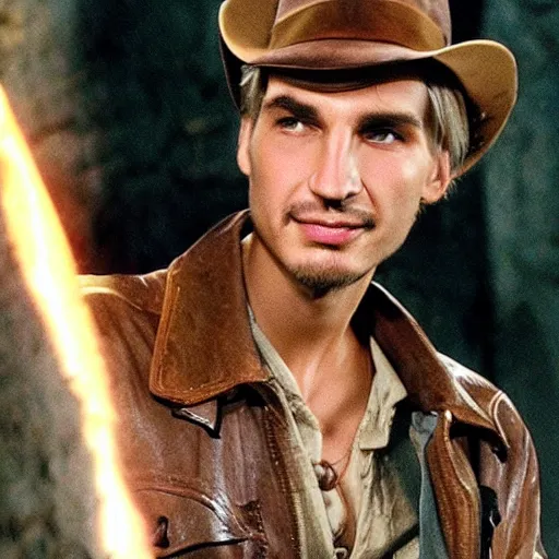 Image similar to xqc as indiana jones