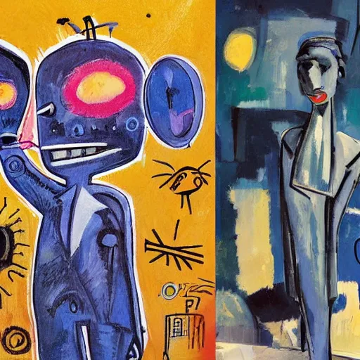 Prompt: uncanny summer cosmic galaxy height maltese sunray clockwork soul , by Paul Cezanne and Ghibli Studios and Jean-Michel Basquiat , tiki , Concept Art , Marvel Comics