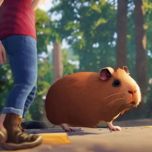 Image similar to a guinea pig in the video game Life is strange