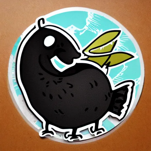 Image similar to cute dodo sticker