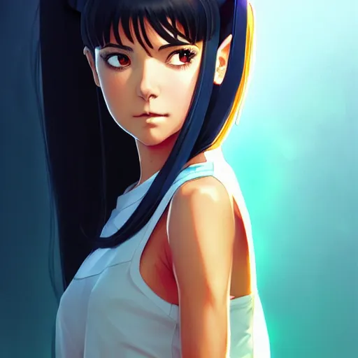 Prompt: young patricia velasquez as anck su namun in grid line dress, sad crying, egypt, portrait shinkai makoto studio ghibli studio key hideaki anno sakimichan stanley artgerm lau rossdraws james jean marc simonetti elegant highly detailed digital painting artstation pixiv