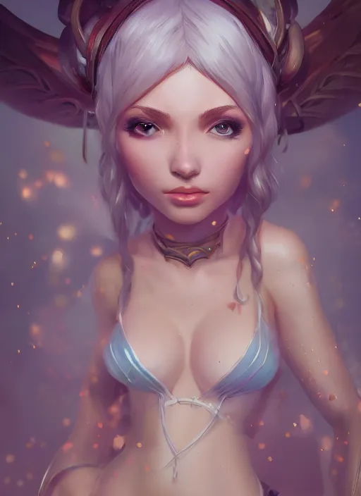 Image similar to janna, from league of legends, au naturel, hyper detailed, digital art, trending in artstation, cinematic lighting, studio quality, smooth render, unreal engine 5 rendered, octane rendered, art style by klimt and nixeu and ian sprigger and wlop and krenz cushart