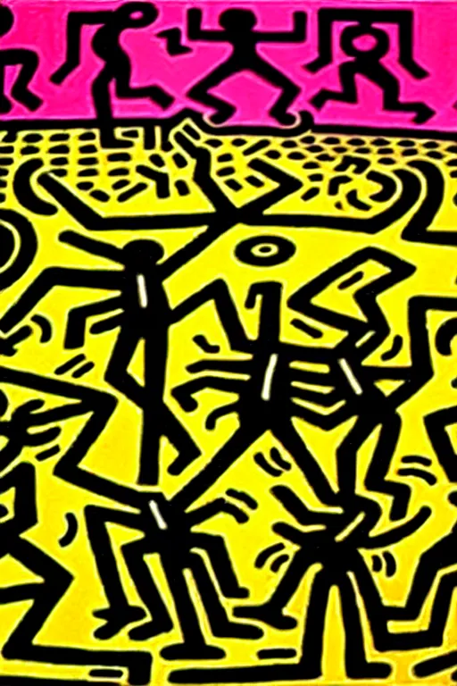 Image similar to the velvet underground and nico playing live on stage at a night club, beautiful stage decoration with flowers in the background, painting by keith haring, very detailed and toned down and ornamental and moody and cool and relaxed and high on drugs, tasteful colors, trending on artstation, behance contest winner