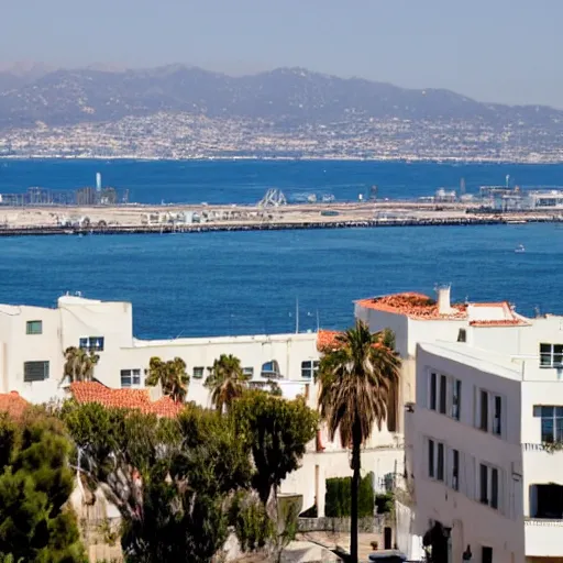 Image similar to Los Angeles villa viewed from the port of Marseilles