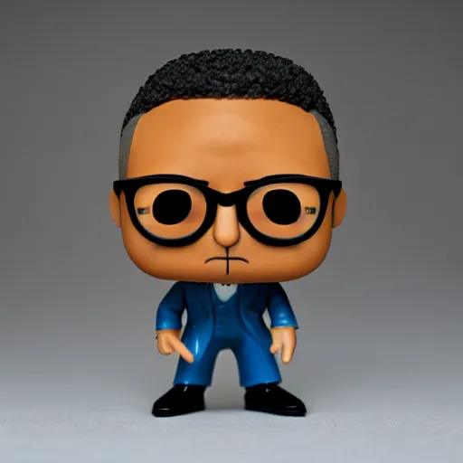 Image similar to funko pop gustavo fring. toy design.