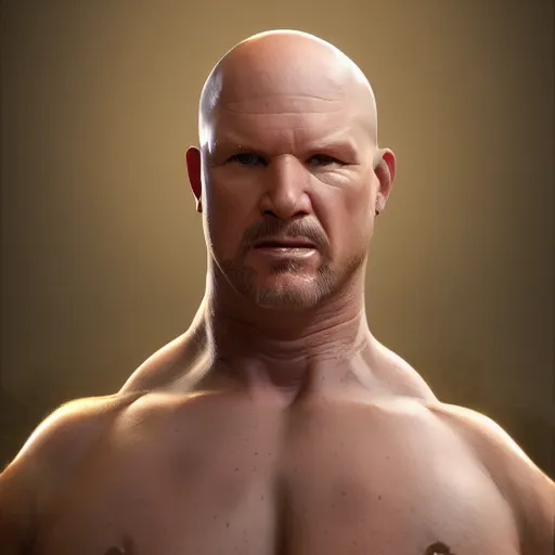 Prompt: stone cold steve austin as professor x, au naturel, hyper detailed, digital art, trending in artstation, cinematic lighting, studio quality, smooth render, unreal engine 5 rendered, octane rendered, art style by klimt and nixeu and ian sprigger and wlop and krenz cushart