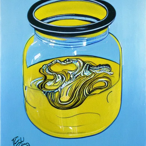 Prompt: whirlpool in the jar