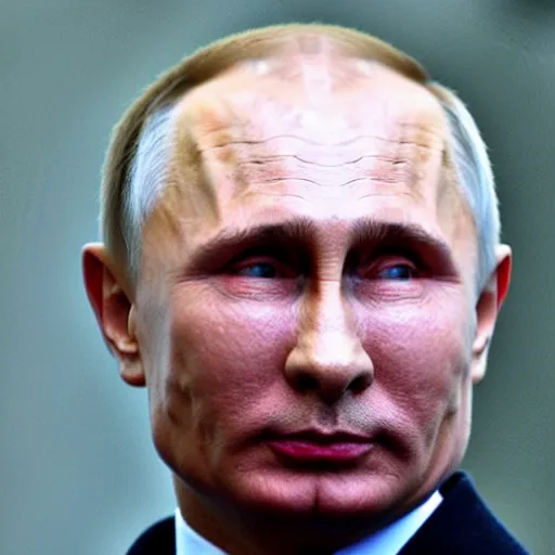 Prompt: putin with a mohawk