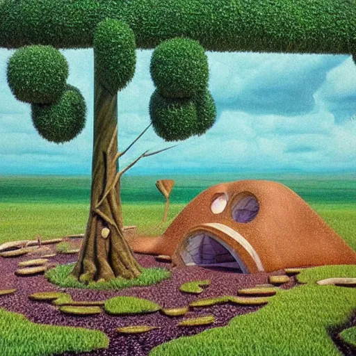 Prompt: rendered in cinema 4 d, 1 9 9 0 s disney by lee madgwick tumultuous. a beautiful land art. let ’ s see how long the rich can eat their money for