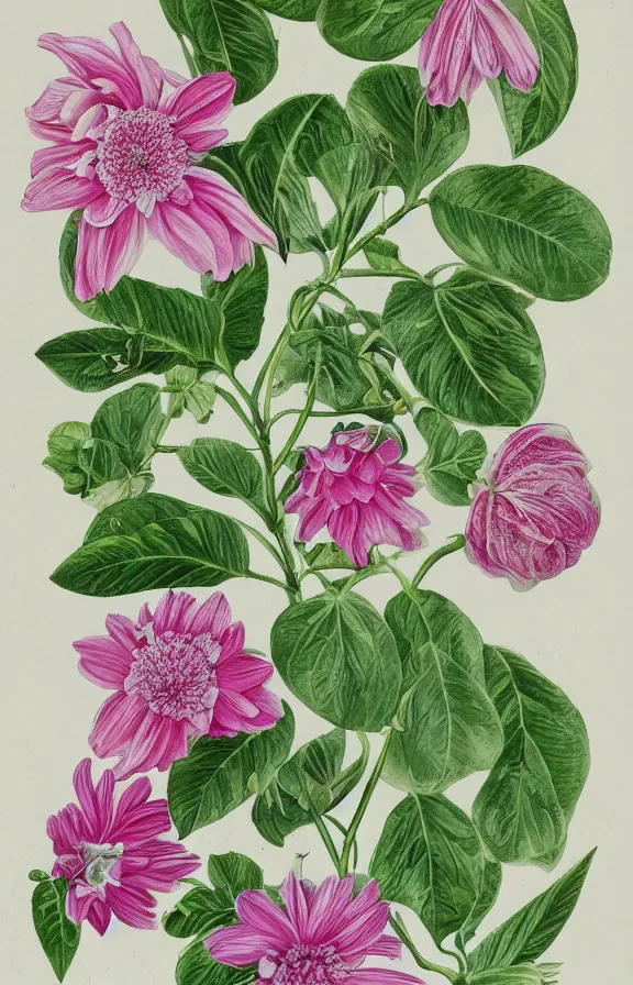 Image similar to botanical illustration