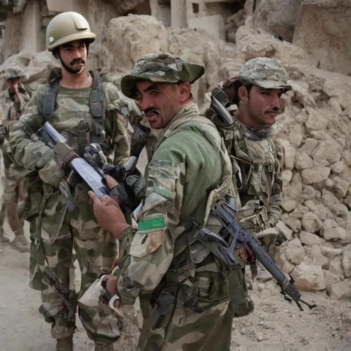 Image similar to mario and luigi in afghanistan