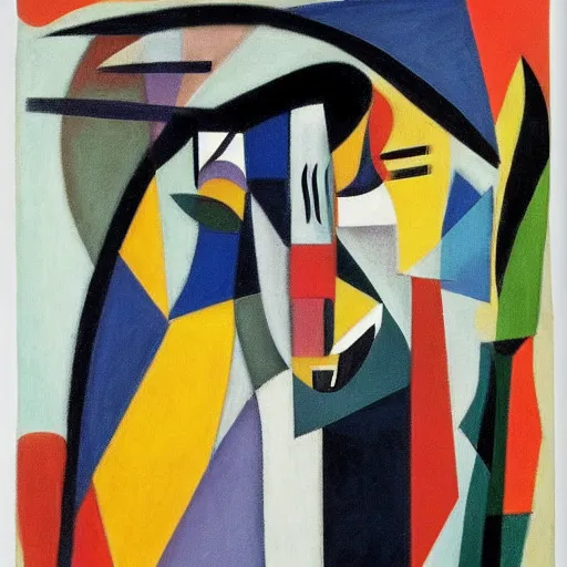 Image similar to by ernst wilhelm nay bleak. a beautiful experimental art of a giant head. the head is bald & has a big nose. the eyes are wide open & have a crazy look. the mouth is open & has sharp teeth. the neck is long & thin.