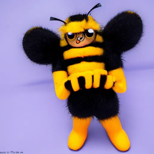 Image similar to Bombus terrestris as goku