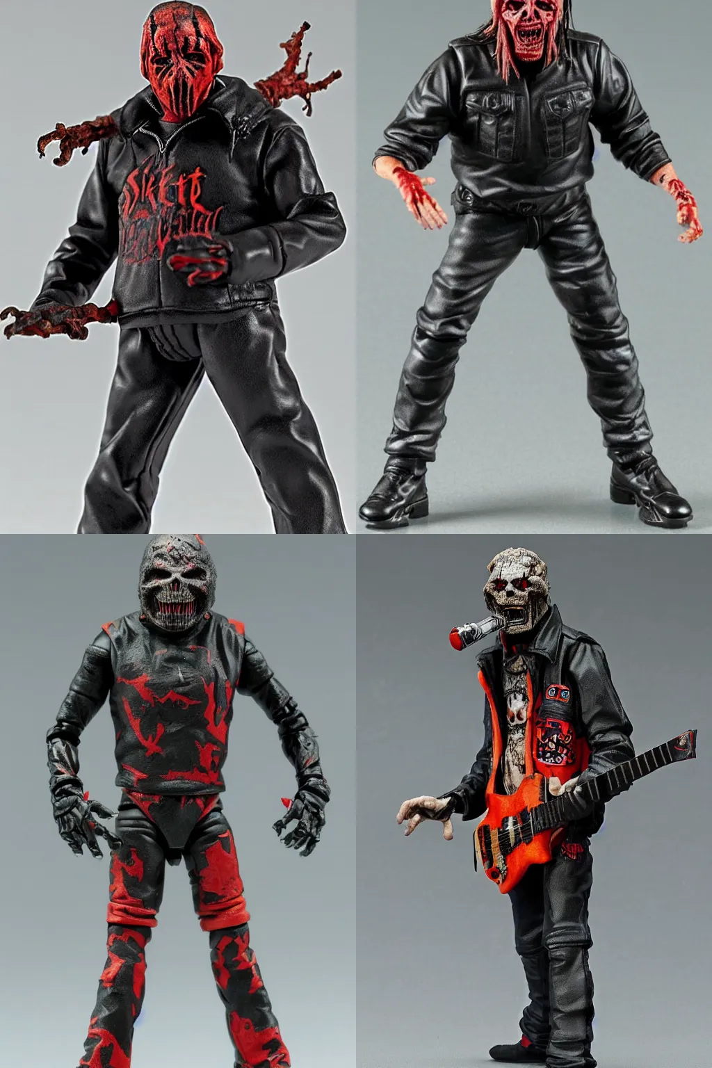 Prompt: a Mick Thompson action figure by Todd McFarlane, Slipknot, high quality