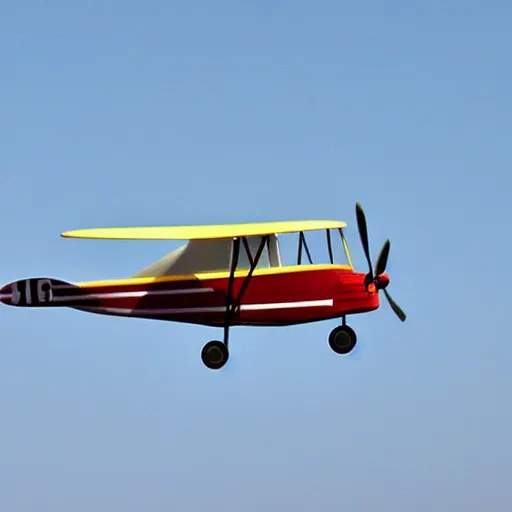 Prompt: a small sessna airplane that resembles a beautiful flying beagle