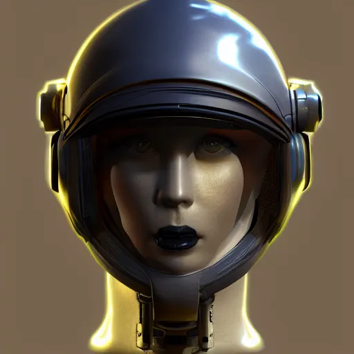 Image similar to cyberpunk helmet vray render octane