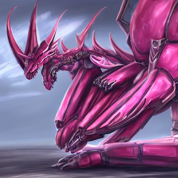 Image similar to very close up foot shot, detailed foot shot, hyperdetailed elegant beautiful stunning anthropomorphic mecha female dragon showing exquisite sharp dragon soles close to camera, laying on sand, sharp claws, sharp silver armor, fuchsia skin, dragon art, warframe destiny fanart, paw art, furry paws, furaffinity, deviantart, octane, ekasportal