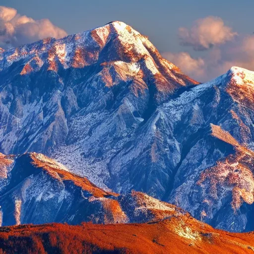 Image similar to a photo of romanian mountains, highly detailed