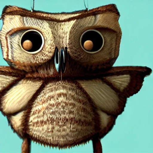 Image similar to anthropomorphic moth, the movie