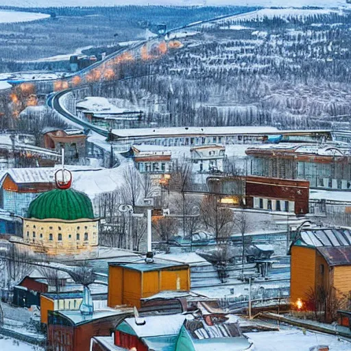Image similar to the city of Usinsk