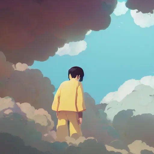 Prompt: i wandered lonely as a cloud, detailed, cory loftis, james gilleard, atey ghailan, makoto shinkai, goro fujita, studio ghibli, rim light, exquisite lighting, clear focus, very coherent, plain background