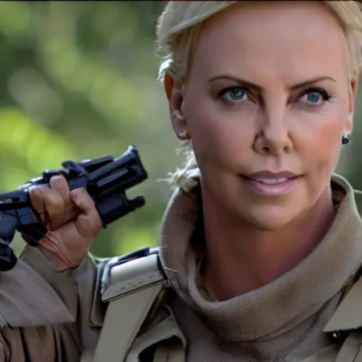 Prompt: charlize theron hasbro g. i joe 4 k