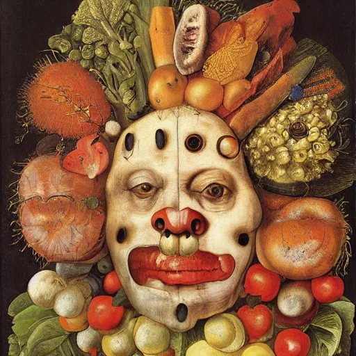 Image similar to a painting by giuseppe arcimboldo