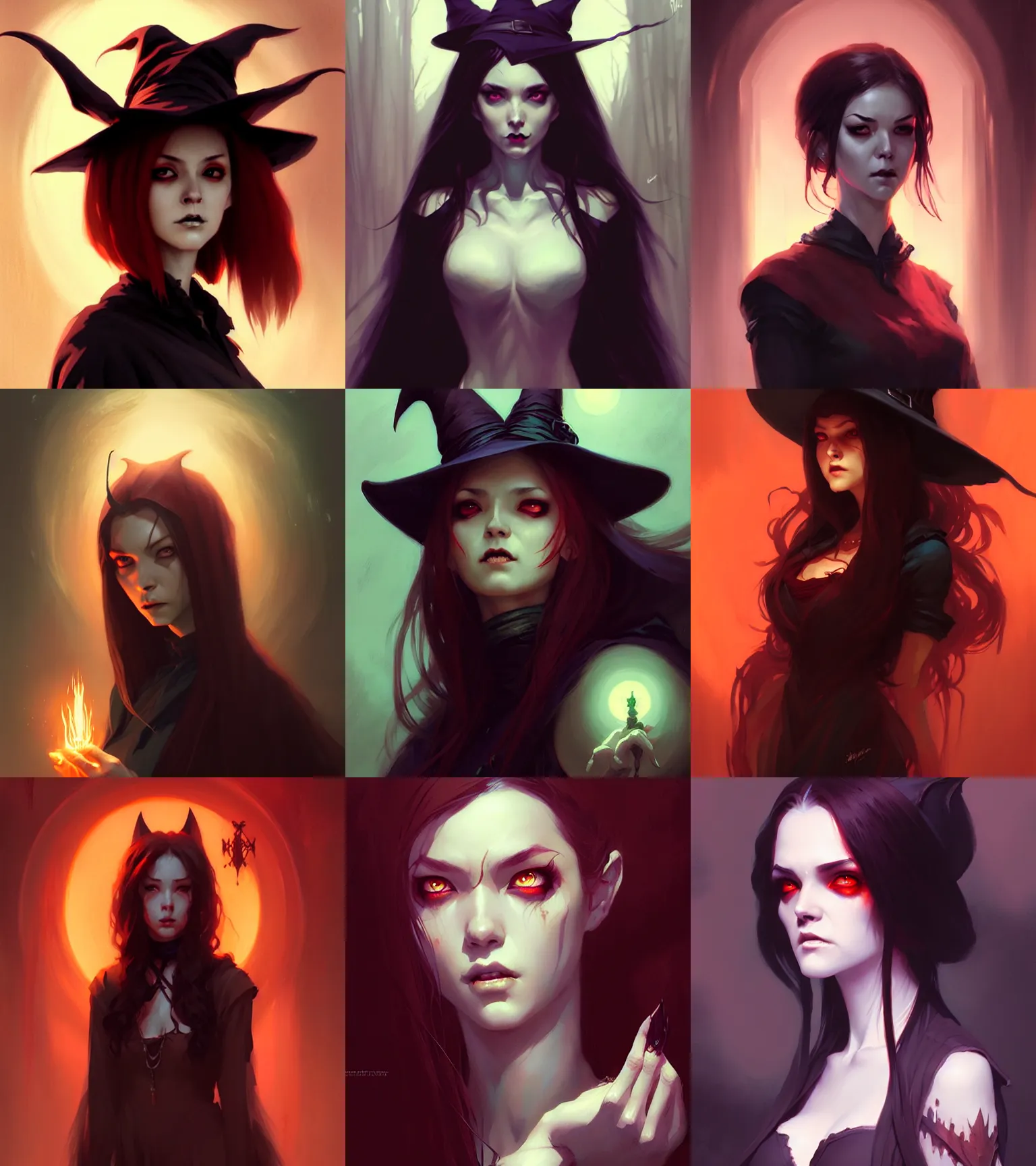 Prompt: portrait female witch, horror, art by bayard wu, charlie bowater, ross tran, artgerm, greg rutkowski, andreas rocha, ruan ija, ilya kuvshinov