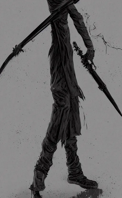Prompt: the grim reaper has a new scary scythe, masterpiece digital painting by James Jean, John Romita Junior, John Romita Senior, 4k wallpaper, Silent Hill concept art, surreal art style, Moebius, Junji Ito