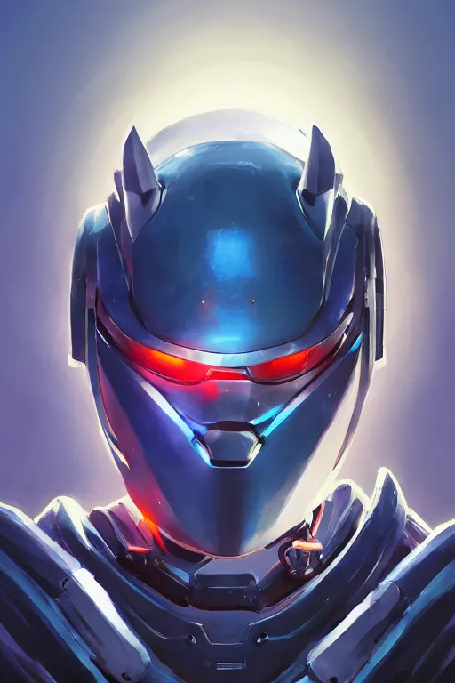 Image similar to epic mask helmet robot ninja portrait stylized as fornite style game design fanart by concept artist gervasio canda, behance hd by jesper ejsing, by rhads, makoto shinkai and lois van baarle, ilya kuvshinov, rossdraws global illumination radiating a glowing aura global illumination ray tracing hdr render in unreal engine 5