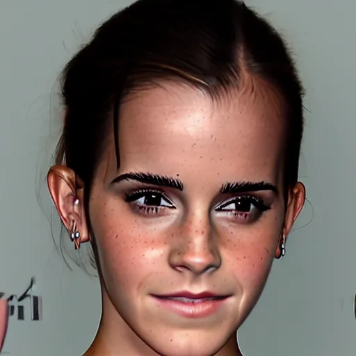 Image similar to emma watson mixed with kim kardashian, single image