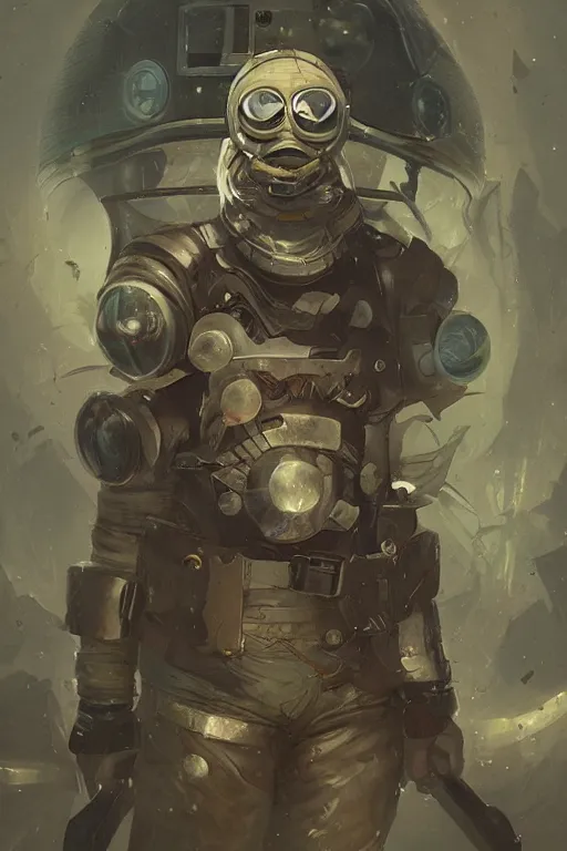 Prompt: gang bank robber man, scifi, refined, by swang, wlop, peter mohrbacher, jakub rebelka, visually stunning, beautiful, masterpiece