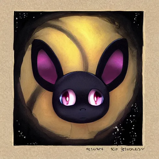 Image similar to umbreon condescendingly breaking up with shuffles, realistic high detail,