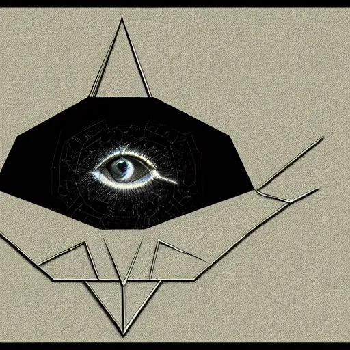 Prompt: The Eye of Providence cyber, concept art