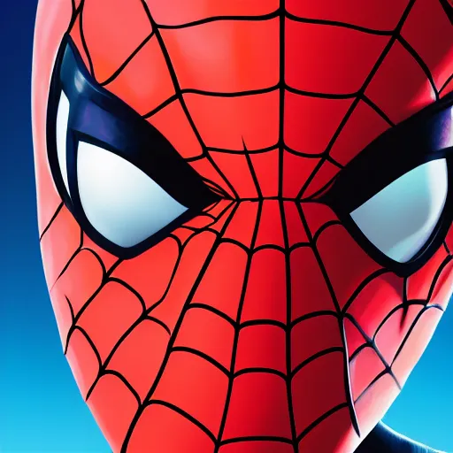 Image similar to face icon stylized minimalist spiderman, loftis, cory behance hd by jesper ejsing, by rhads, makoto shinkai and lois van baarle, ilya kuvshinov, rossdraws global illumination