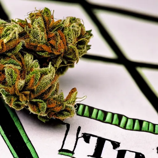 Prompt: a marijuana joint blueprint