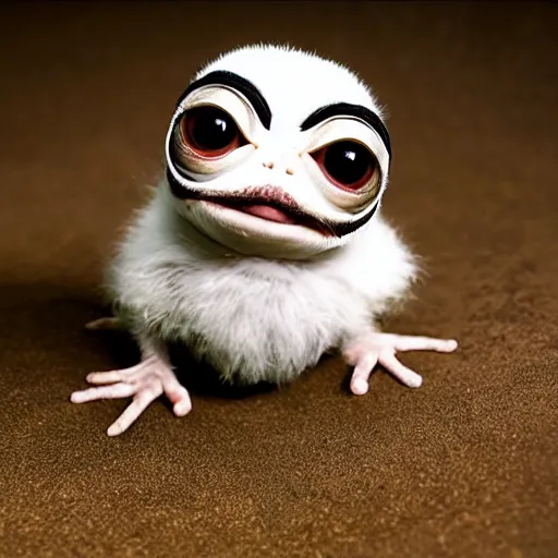 Image similar to very very very very cute Pepe, cinematic lighting, award winning creature photography