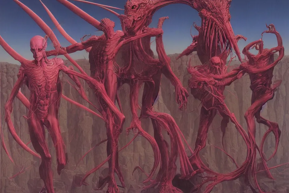 Image similar to righteousness, wayne barlowe.