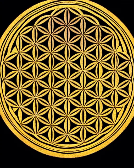 Image similar to flower of life