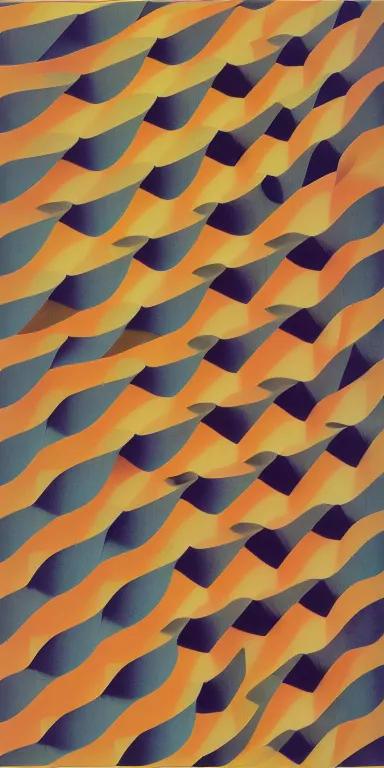 Prompt: cosmic folding in spacetime by bridget riley, spooky autumnal colours