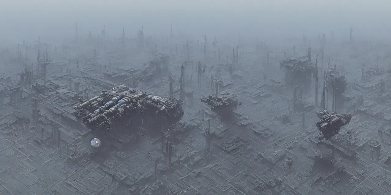 Image similar to concept art, largest space station every constructed. Oneil ring, 1 million people, industrial design, immensity, cinematic lighting, low contrast, low saturation, 4k, anthem game inspiration, widescreen ratio, wide angle, beksinski, simon stalenhag